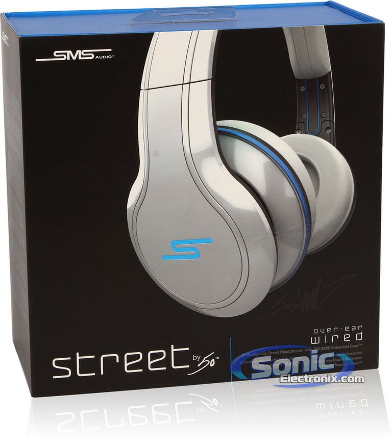 SMS Audio STREET SMS-WD-WHT by 50 Cent - White Image 9