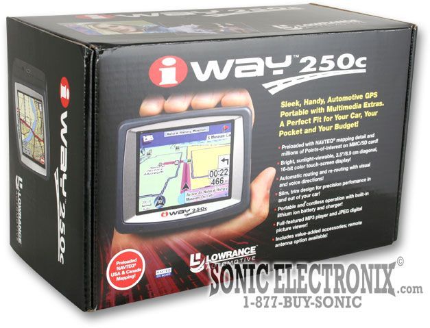 Lowrance iWay 250c GPS Image 6