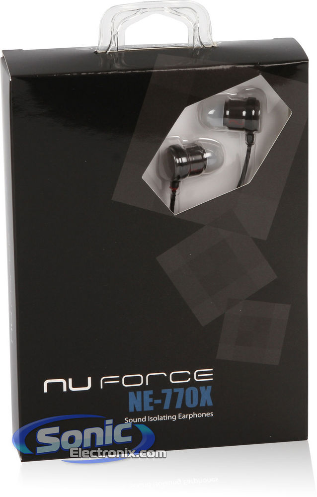 NuForce NE-770X In-Ear Monitors Carbon (NE-770X-CARBON) Image 4