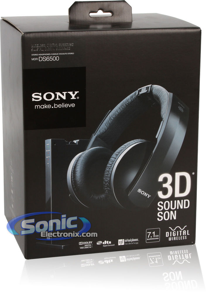 Sony MDR-DS6500 (MDRDS6500/M) Wireless Surround Sound Headphones Open Box  Image 14
