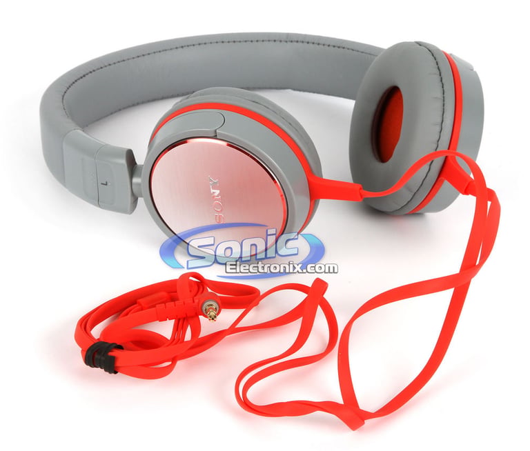 Sony MDR-ZX600/GRAY (MDRZX600) DJ Style On-Ear Headphones - Grey Image 2