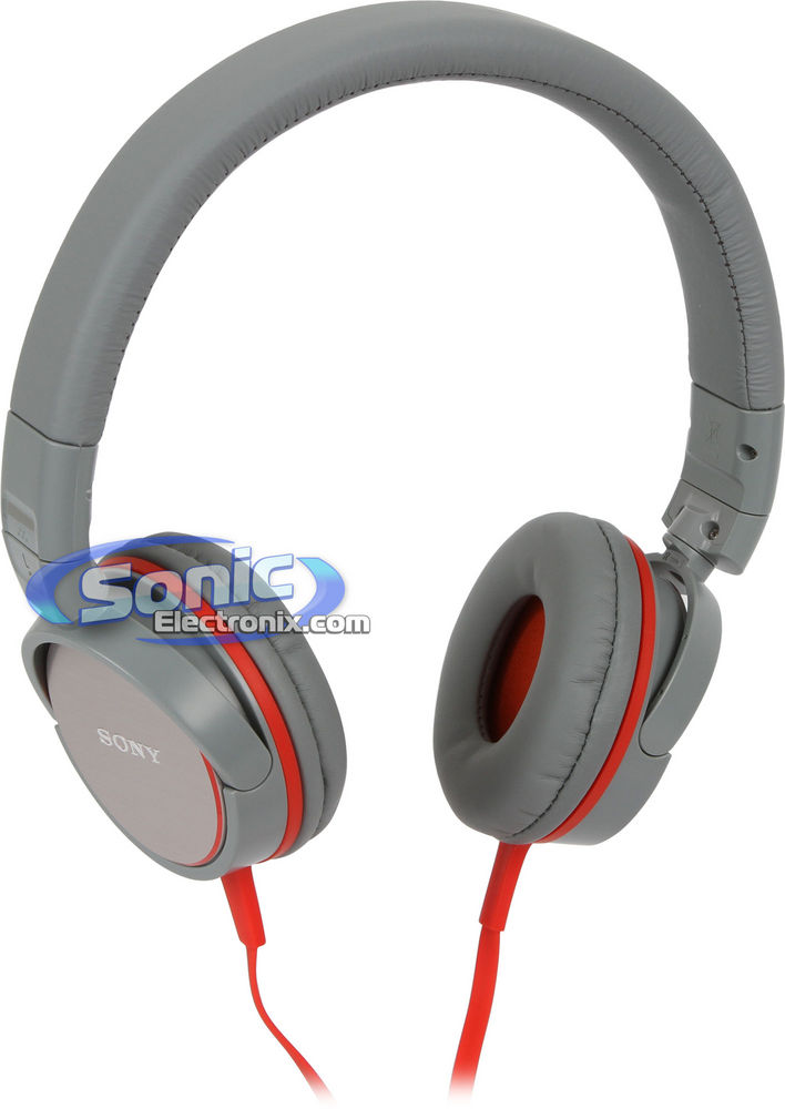 Sony MDR-ZX600/GRAY (MDRZX600) DJ Style On-Ear Headphones - Grey Image 1
