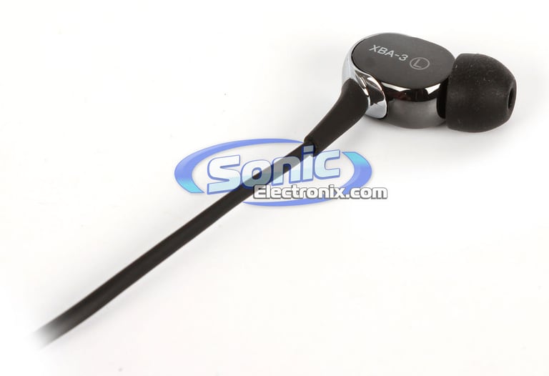 Sony XBA-3 (XBA3) Three-Way Driver Earbuds/In-Ear Headphones Image 3