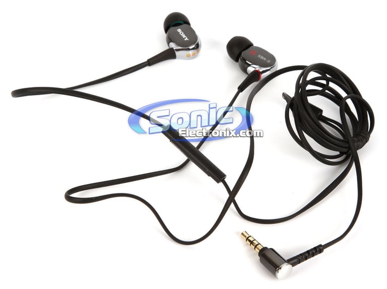 Sony XBA-3IP (XBA3iP) Three-Way Earbuds Stereo iPod/iPhone Headset In-Ear Headphones Image 7