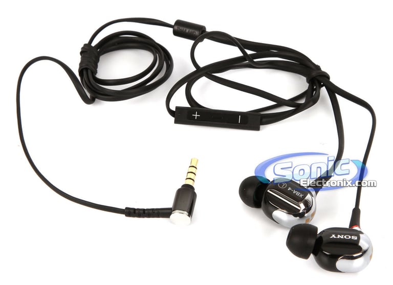 Sony XBA-4IP Four-Way Driver Earbuds iPhone Stereo Headset Headphones (XBA4iP) Image 7