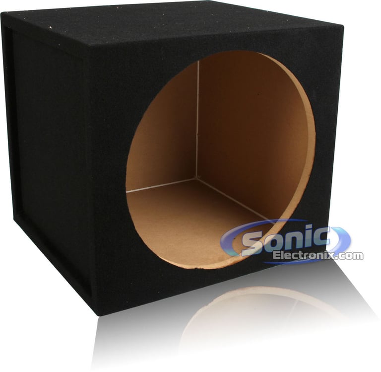 Single 15" Sealed MDF Enclosure (15SQTC) Image 4