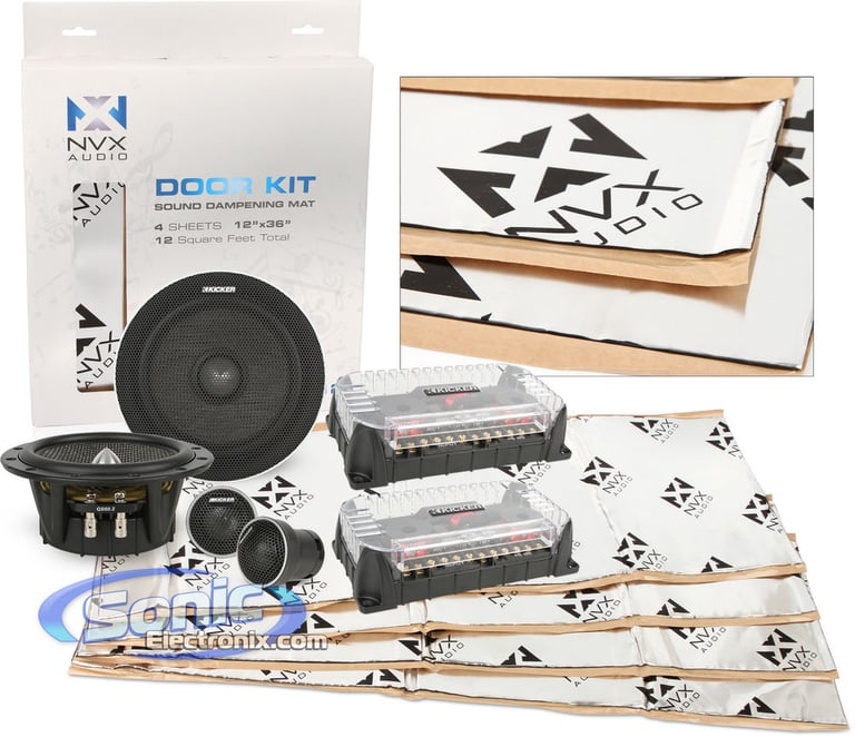Kicker QS60.2 + Sound Dampening Image 1