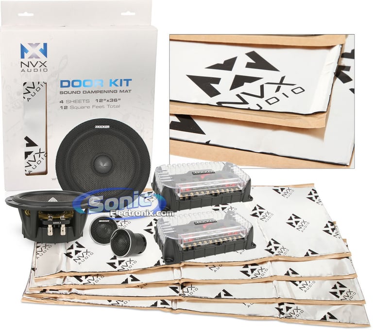 Kicker QS65.2 + Sound Dampening Image 1