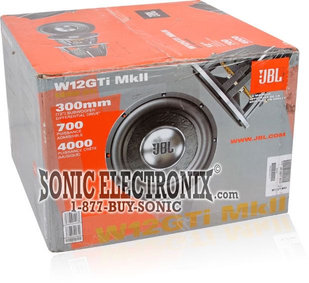 JBL W12GTi-MkII OPEN BOX COMPLETE Image 4