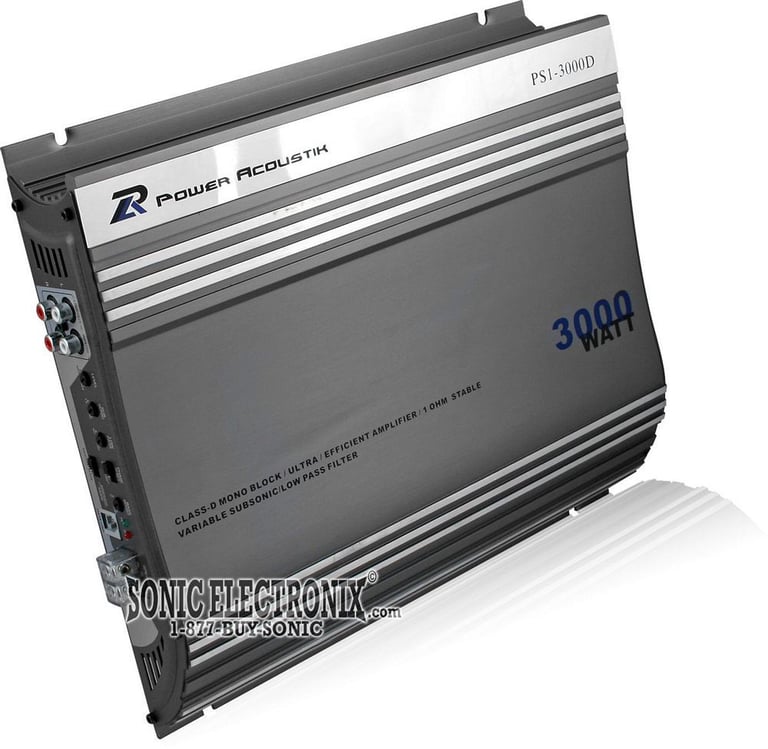 Power Acoustik PS1-3000D R/B Image 2