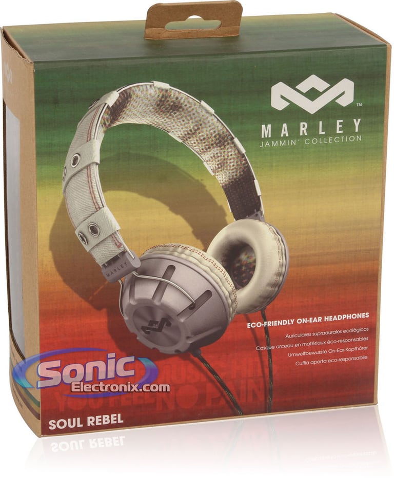 House of Marley Jammin' Soul Rebel (EM-JH000-DU) On-Ear Headphones - Dubwise Image 6