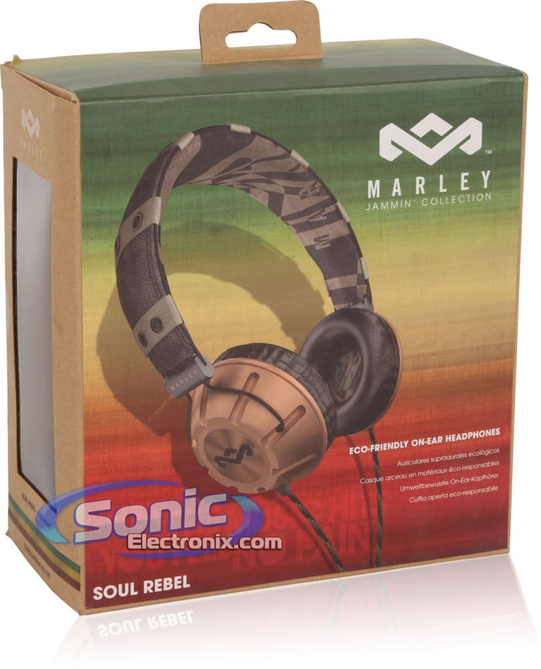 House of Marley Soul Rebel (EM-JH000-MI) On-Ear Headphones - Midnight Image 6