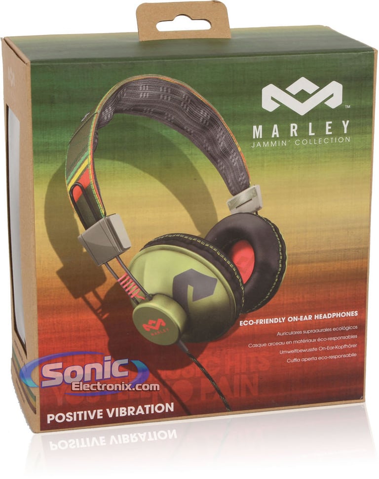 House of Marley Jammin' Positive Vibrations (EM-JH010-RT) On-Ear Headphones - Roots Image 6