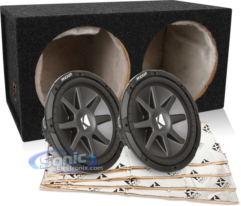 1600W Kicker 10CVR124 + Enclosure Bass Package Image 1
