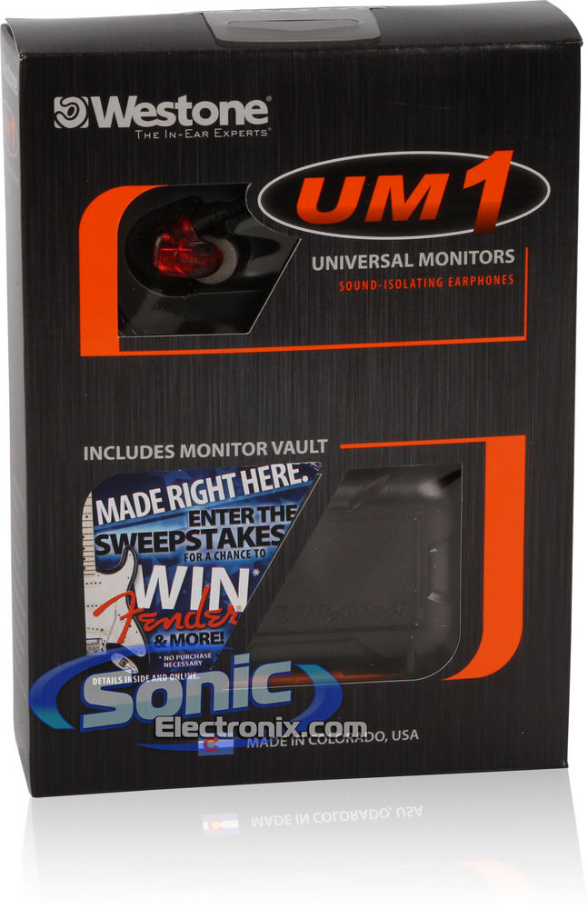 Westone UM1 Team Edition (Red) Single Armature Driver In-Ear Monitor/Headphone Image 8