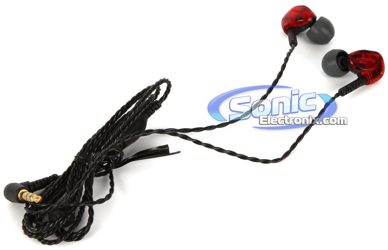 Westone UM1 Red Team Edition Earphones In-Ear Headphones (Red/Black) Image 2