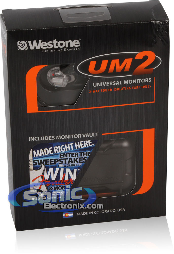 Westone UM2 Clear (79507) Dual Driver Professional In-Ear Monitors Image 8