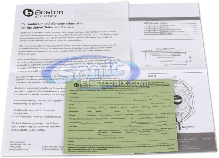 Boston Acoustics Ford Speaker Upgrade Kit + NVX Amp & Sound Dampening Image 21