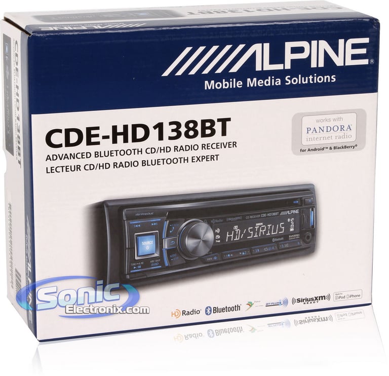 Alpine CDE-HD138BT Open Box  Image 9