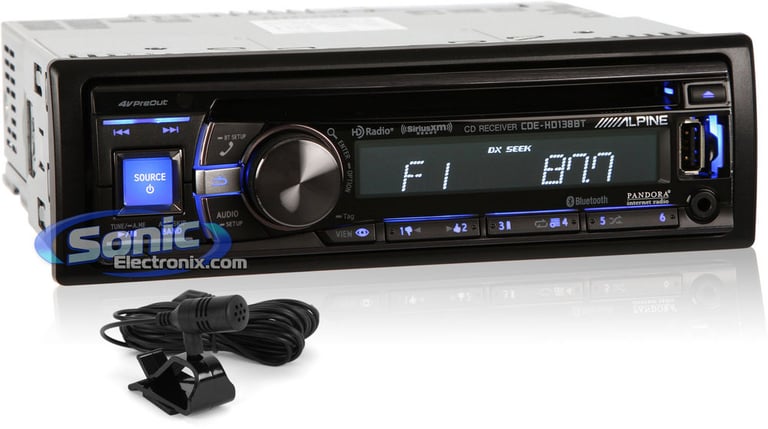 Alpine CDE-HD138BT Image 1