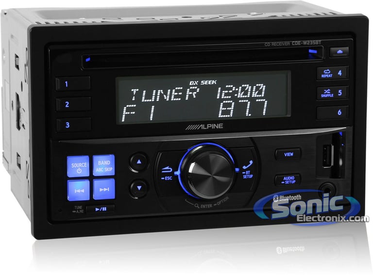 Alpine CDE-W235BT Open Box Image 2
