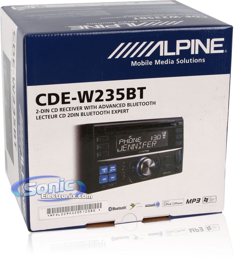 Alpine CDE-W235BT Image 8
