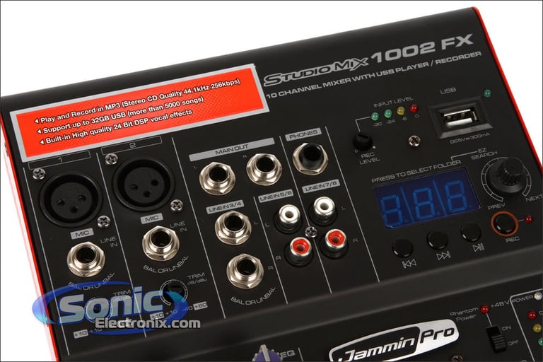 Jammin Pro StudioMix 1002 FX Image 3