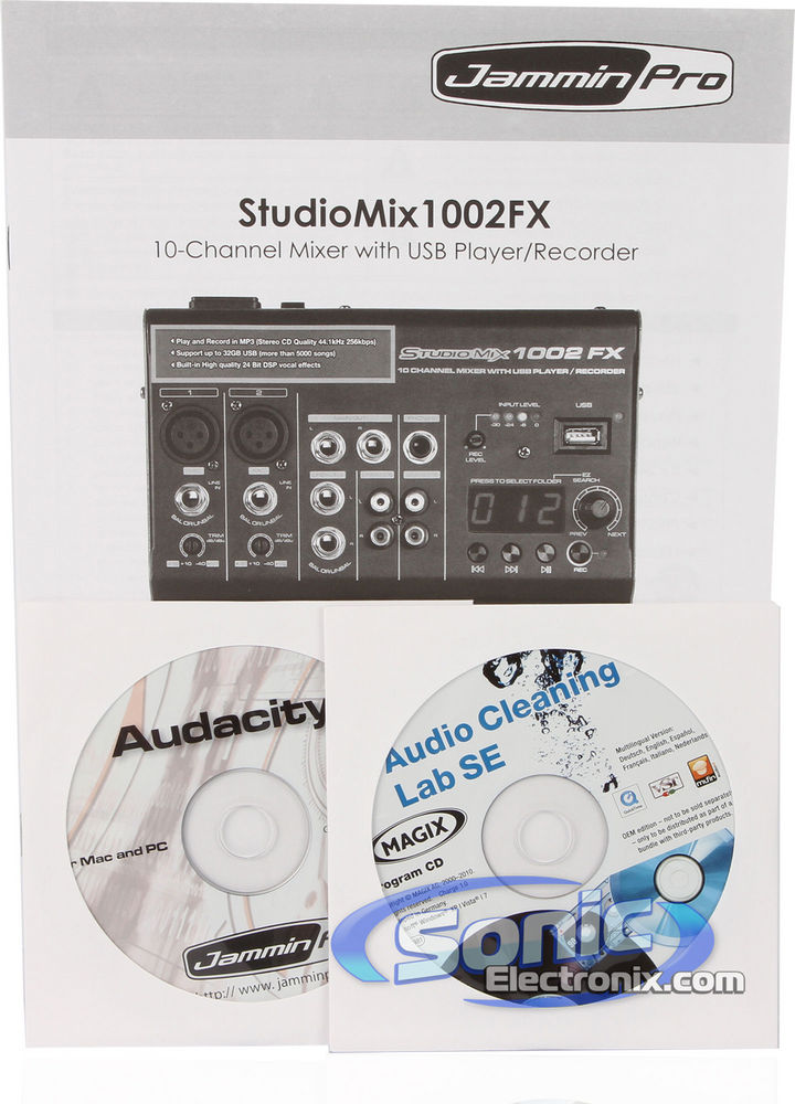 Jammin Pro StudioMix 1002 FX Image 7