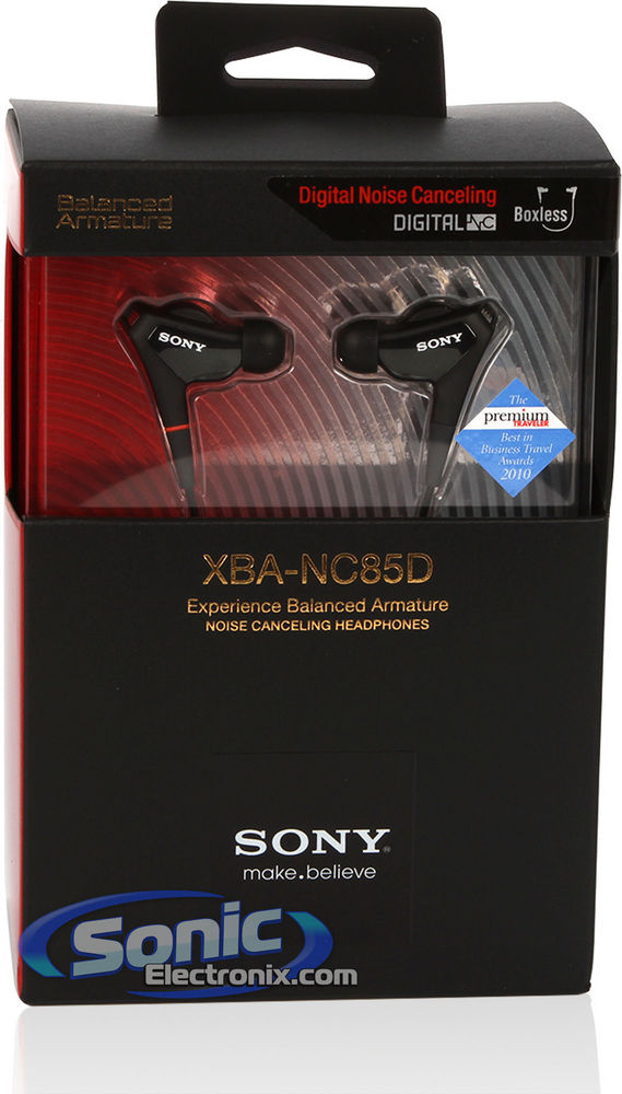 Sony XBA-NC85D (XBANC85D) Noise Cancelling In-Ear Headphones Open Box Image 11
