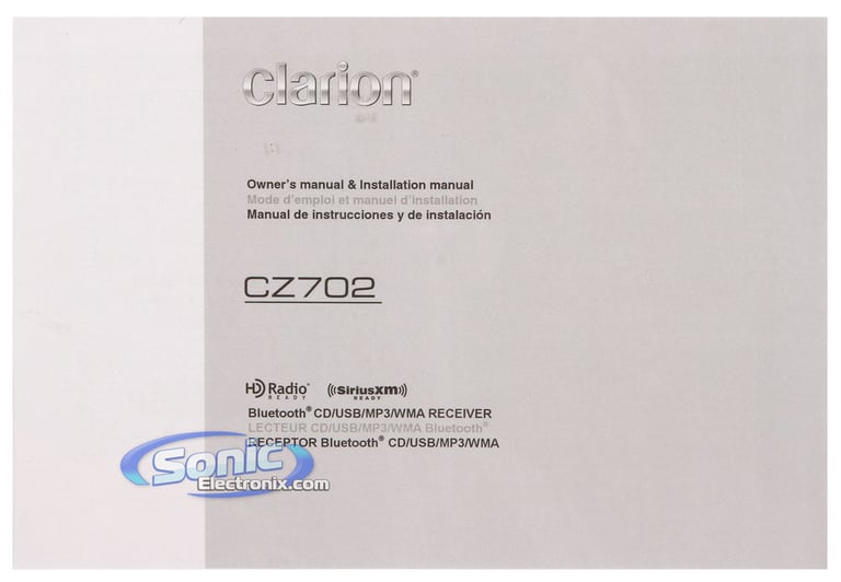 Clarion CZ702 Image 8