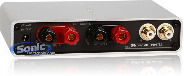 NuForce Icon Amp Silver (NF-ICON-AMP-SILVER) Stereo Amplifier Image 2