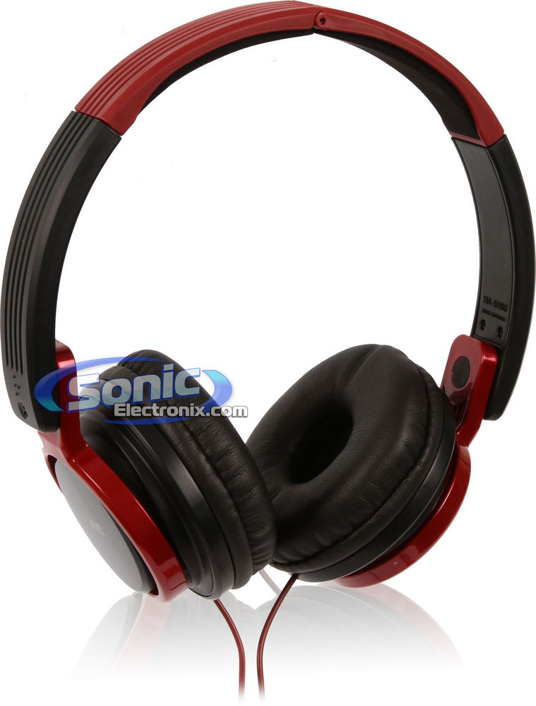 JVC (HAS200R) HA-S200-R America Riptidz On-Ear Headphones Image 1