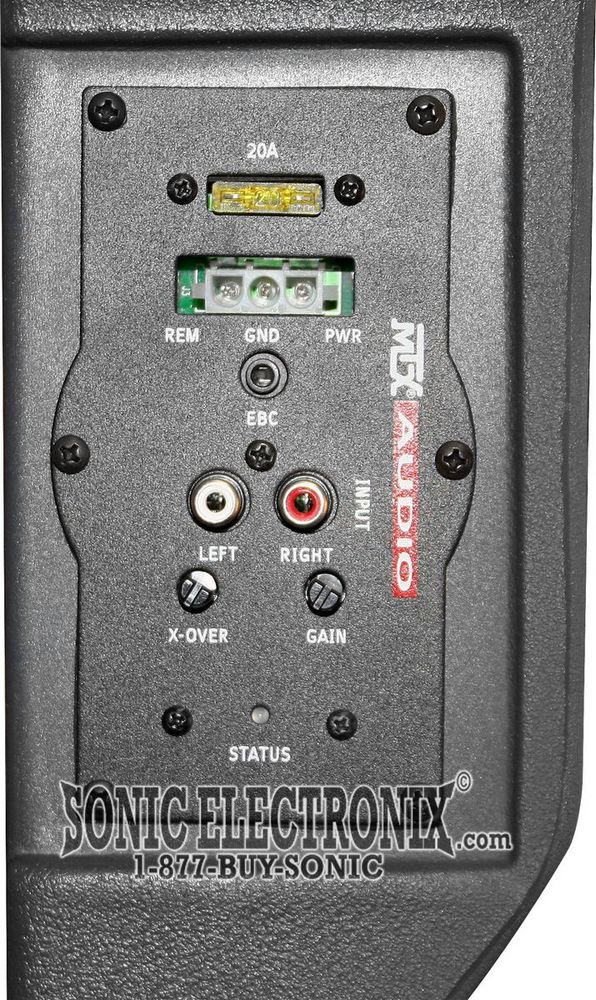 MTX Audio Thunderform CCOLC04C10A-T45 (Charcoal, Amplified) Image 4