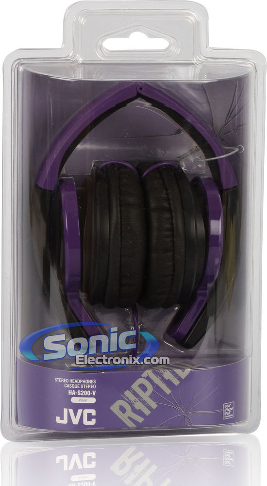 JVC HAS200-V (HA-S200) America Riptidz On-Ear Headphones Image 8