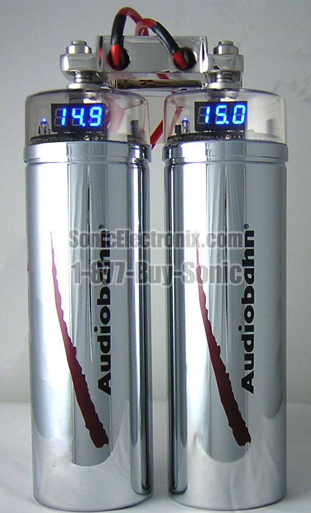 Audiobahn ACAP10Q 2 Farad Digital Capacitor Image 1