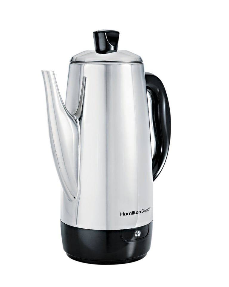 Hamilton Beach 40616 Stainless Steel 12 Cup Electric Percolator Image 1