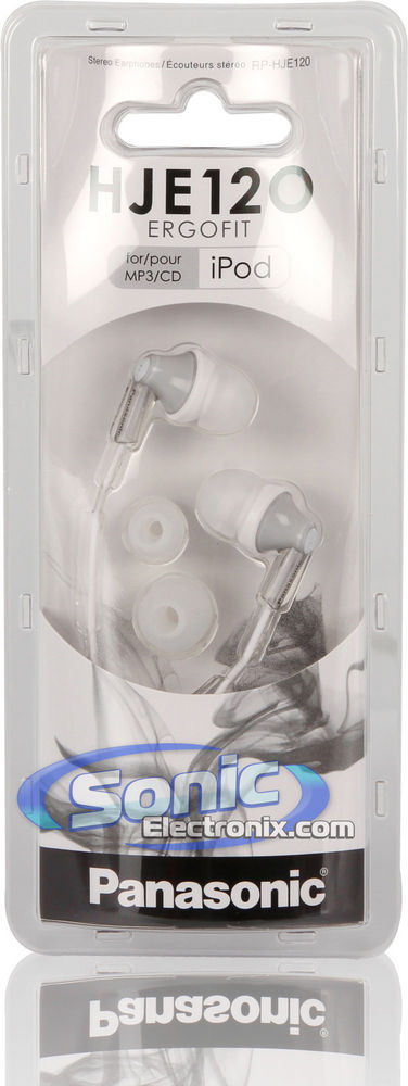 Panasonic RPHJE120S (RP-HJE120-S) Silver In-Ear Headphones/Earbuds Image 7