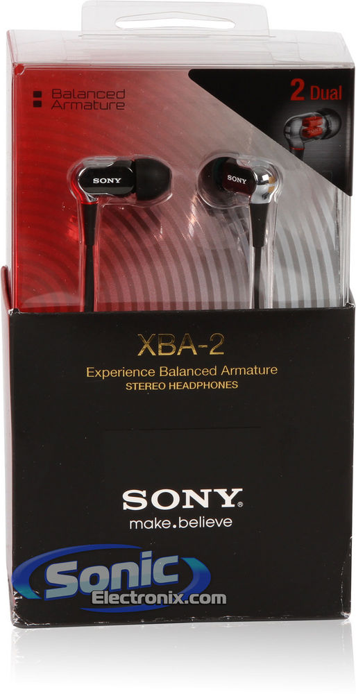 Sony XBA-2 (XBA2) Dual Balanced Armature Driver Earbuds In-Ear Headphones Image 5