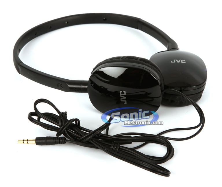 JVC HAS160B (HA-S160B) FLATS On-Ear Headphones - Black Image 2