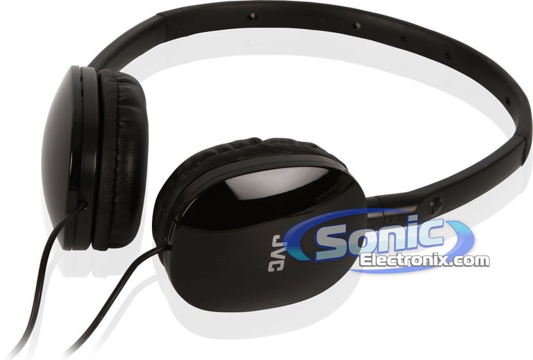 JVC HAS160B (HA-S160B) FLATS On-Ear Headphones - Black Image 4