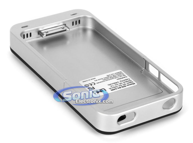uNu DX-04-2400BS (Black and Silver) Protective Case and Battery Recharger  Image 3