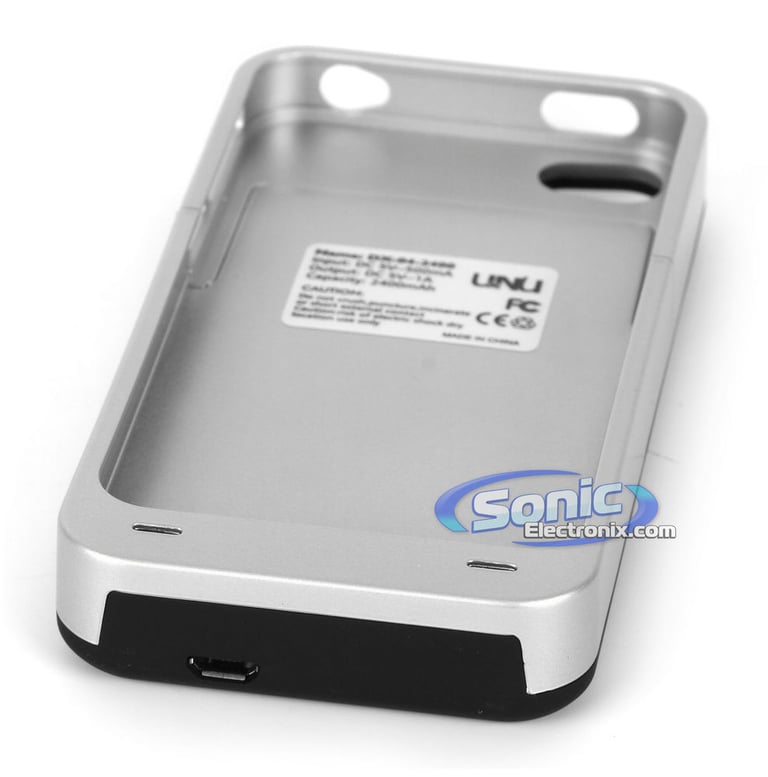 uNu DX-04-2400BS (Black and Silver) Protective Case and Battery Recharger  Image 4