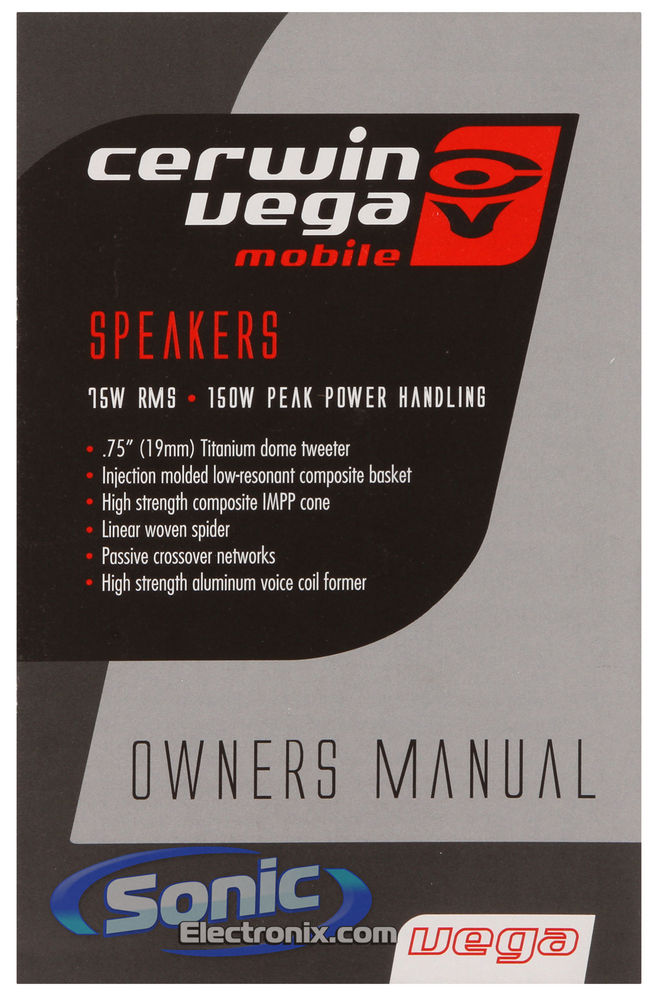 Cerwin-Vega VEGA65X Image 7