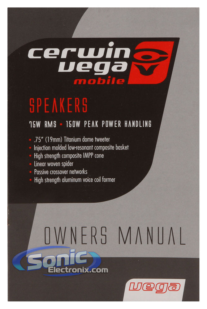 Cerwin-Vega VEGA69X Image 7