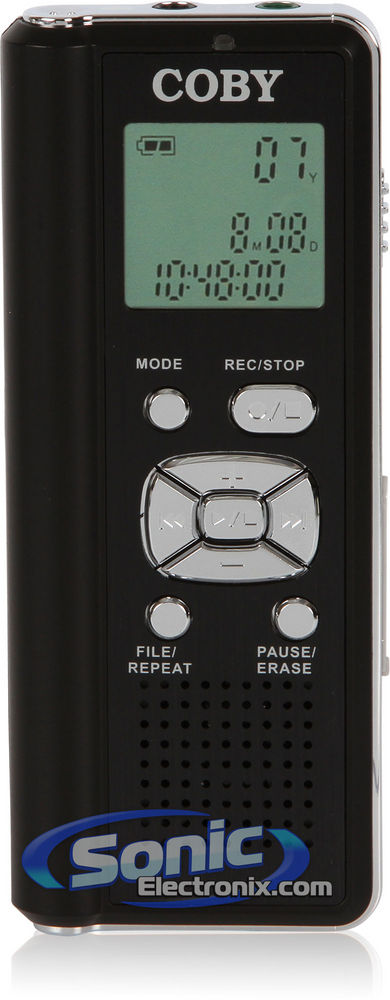 Coby CXR190-4G 4 Gig Portable Digital Voice Recorder Image 2