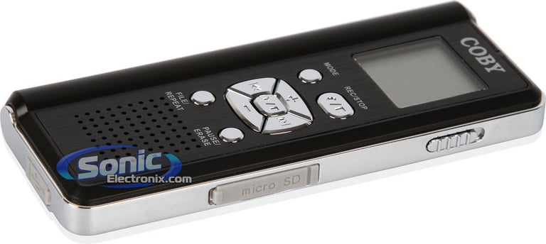 Coby CXR190-4G 4 Gig Portable Digital Voice Recorder Image 3