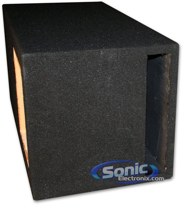 10" Square Hole, Long Rear Slot Ported Enclosure for Kicker Solo-Baric L3 / L7 Subwoofers (Open Box) Image 2