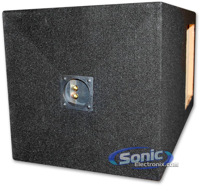 10" Square Hole, Long Rear Slot Ported Enclosure for Kicker Solo-Baric L3 / L7 Subwoofers (Open Box) Image 3