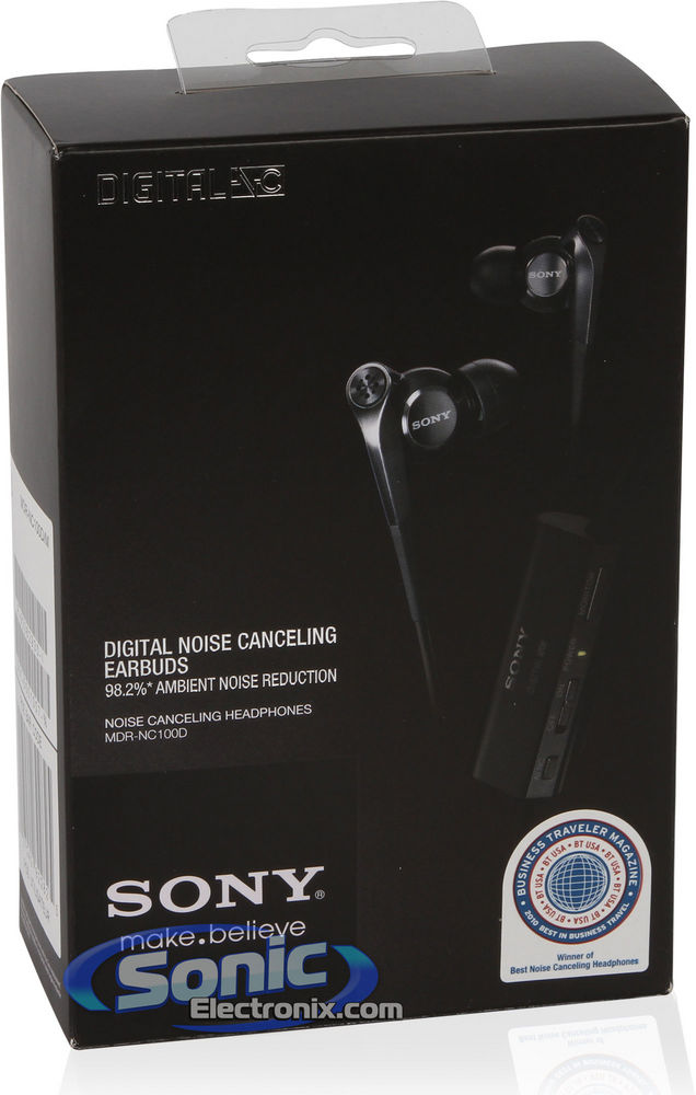 Sony MDR-NC100D (MDRNC100D) In-Ear Noise Canceling Headphones/Earbuds Image 11