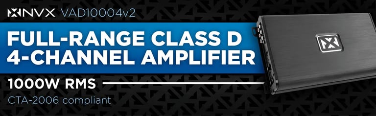Full-Bridge Class D 4 Channel Amplifier